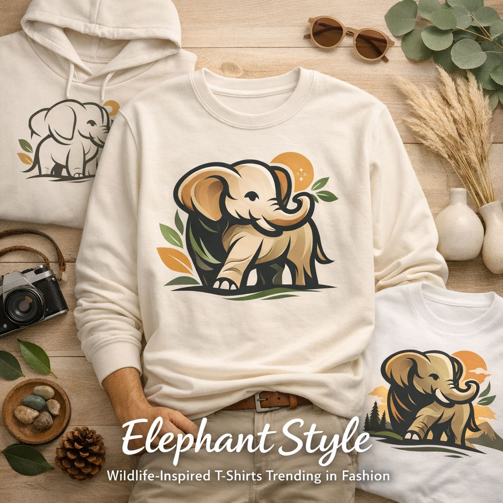 Elephant Style: Why Wildlife-Inspired T-Shirts Are Trending in Modern Fashion