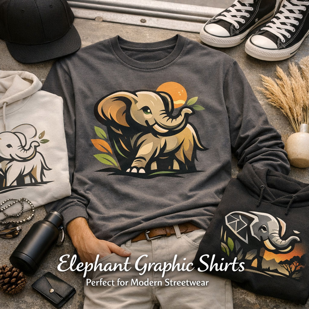 Why Elephant Graphic Shirts Are Perfect for Modern Streetwear
